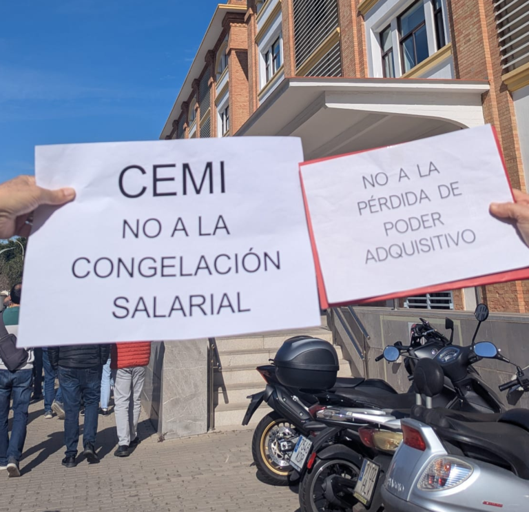 Concentración en contra de la aplicación de un convenio sin negociación