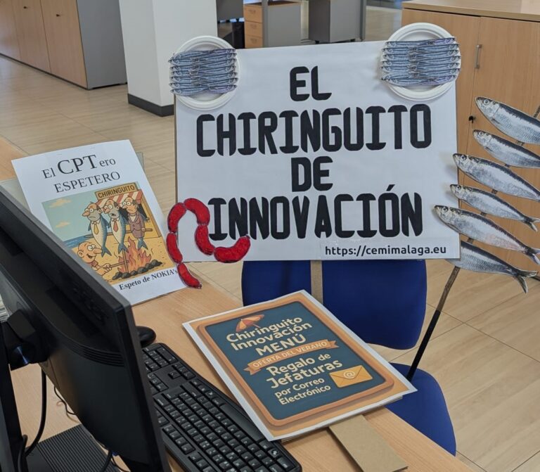 El Chiringuito de Innovación. Protesta festiva 28.5.25